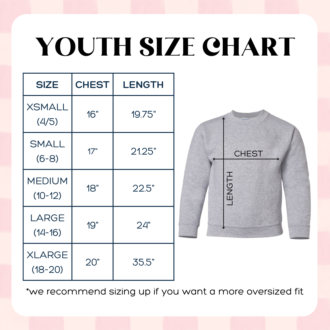 Puff But God Youth & Adult Sweatshirt: Pink / Medium (8-10)